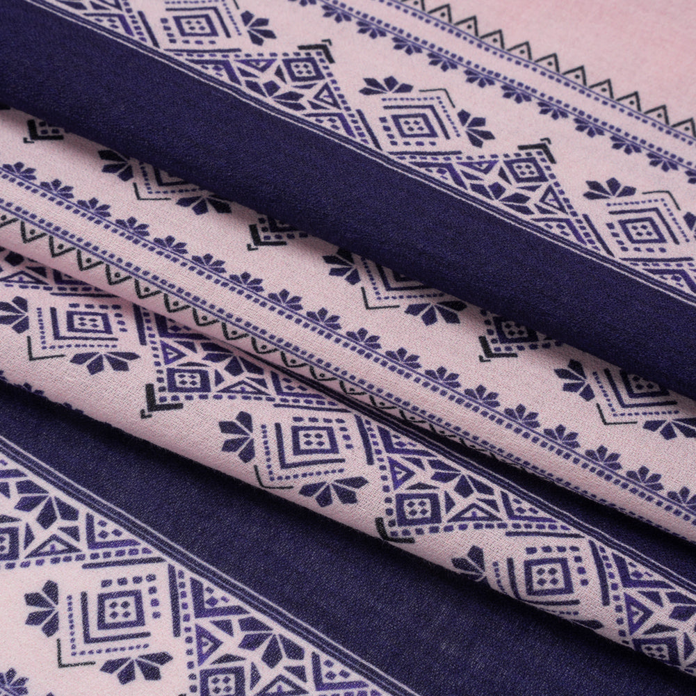 Mood Exclusive Purple Feel the Vibe Cotton Crepe Folded Mood Exclusive Purple Feel the Vibe Cotton Crepe Folded