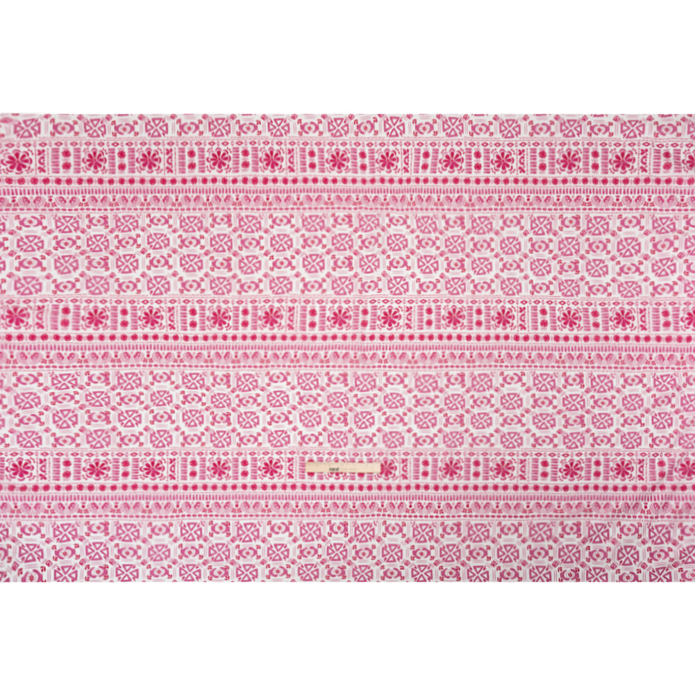 Mood Exclusive Pink Polygon Petals Cotton Crepe Full Mood Exclusive Pink Polygon Petals Cotton Crepe Full