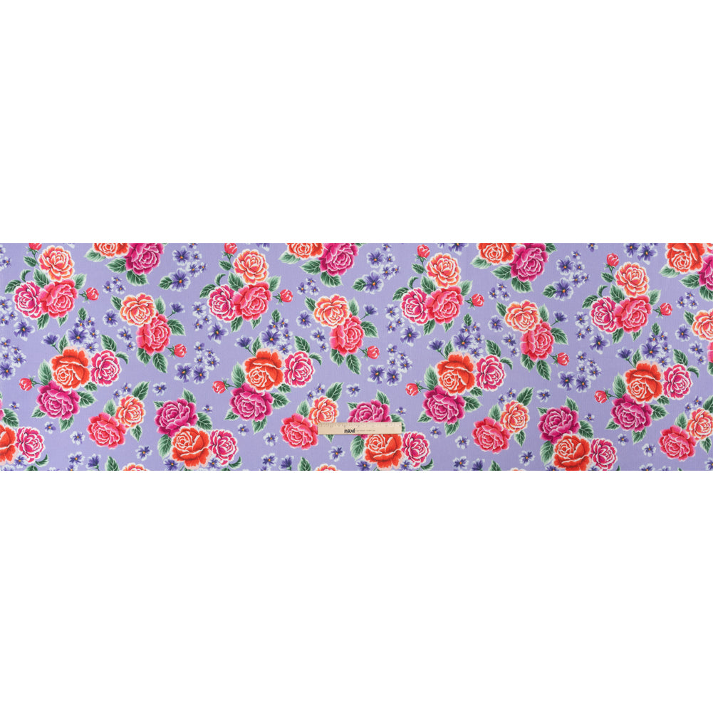 Mood Exclusive Lilac Bountiful Bushes Slubbed Gauzy Cotton Woven Full Mood Exclusive Lilac Bountiful Bushes Slubbed Gauzy Cotton Woven Full