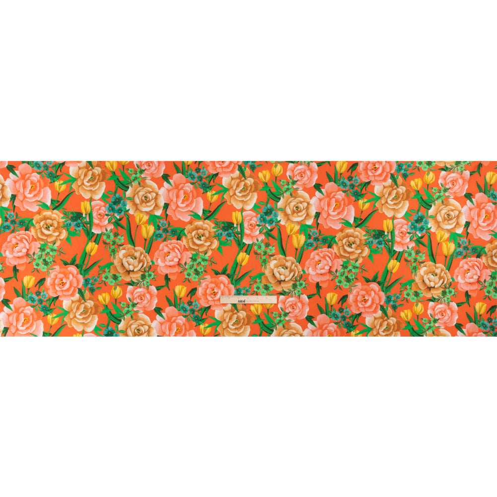 Mood Exclusive Orange Rose Dawn Slubbed Gauzy Cotton Woven Full Mood Exclusive Orange Rose Dawn Slubbed Gauzy Cotton Woven Full