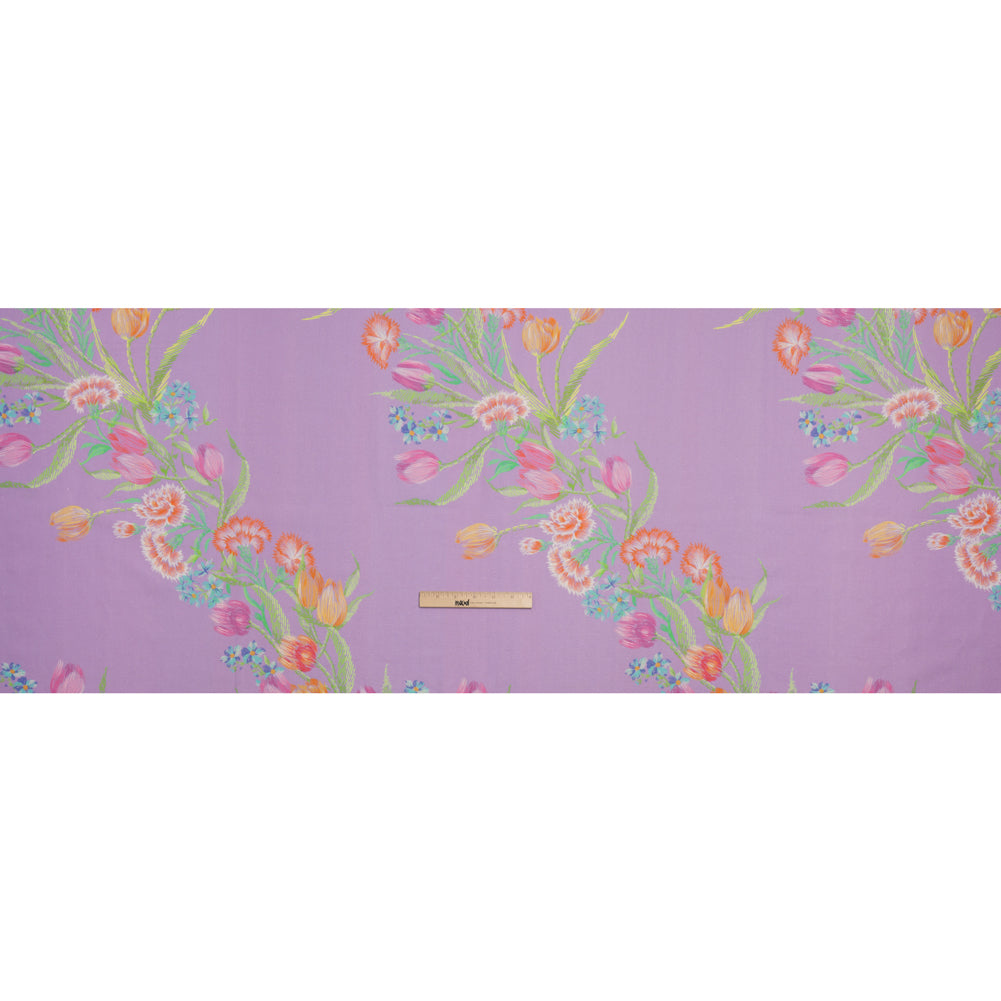 Mood Exclusive Lilac Stitch by Stitch Linen and Cotton Woven Full Mood Exclusive Lilac Stitch by Stitch Linen and Cotton Woven Full