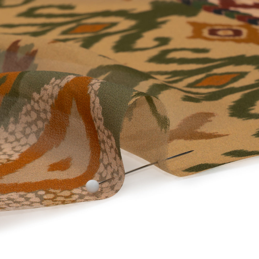 Mood Exclusive Ochre Land and Sky Viscose Chiffon Folded Mood Exclusive Ochre Land and Sky Viscose Chiffon Folded
