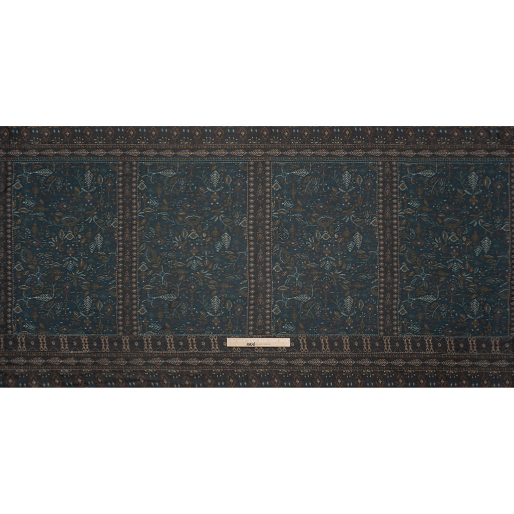 Mood Exclusive Navy My Embroidered Life Viscose Chiffon Panel Drape Mood Exclusive Navy My Embroidered Life Viscose Chiffon Panel Drape