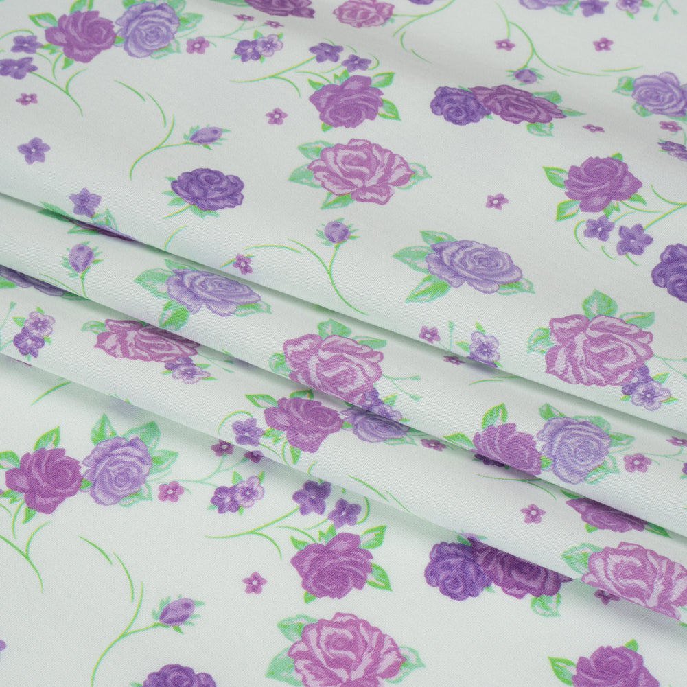 Mood Exclusive White Little Romantic Stretch Cotton Poplin Folded Mood Exclusive White Little Romantic Stretch Cotton Poplin Folded