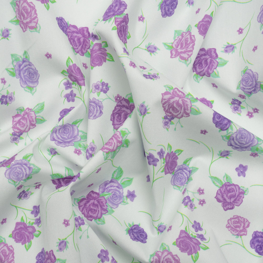 Mood Exclusive White Little Romantic Stretch Cotton Poplin Mood Exclusive White Little Romantic Stretch Cotton Poplin