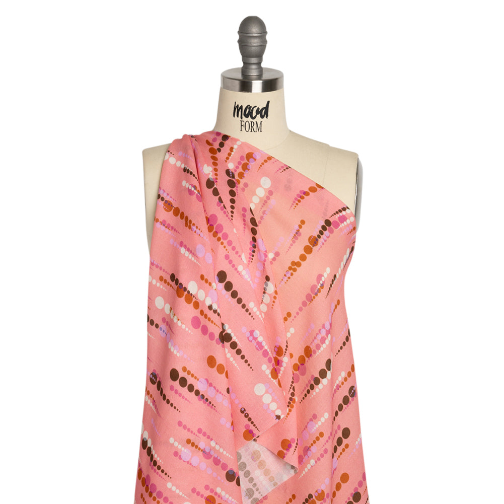 Mood Exclusive Pink Rain on Me Cotton Crepe Drape Mood Exclusive Pink Rain on Me Cotton Crepe Drape