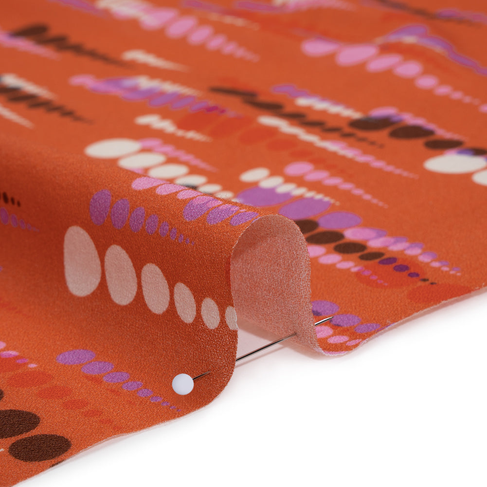 Mood Exclusive Orange Rain on Me Cotton Crepe Detail Mood Exclusive Orange Rain on Me Cotton Crepe Detail