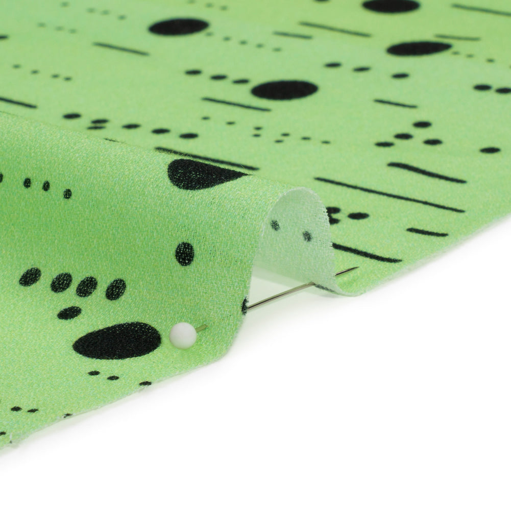 Mood Exclusive Mint Dot-Dash Decode Cotton Crepe Detail Mood Exclusive Mint Dot-Dash Decode Cotton Crepe Detail