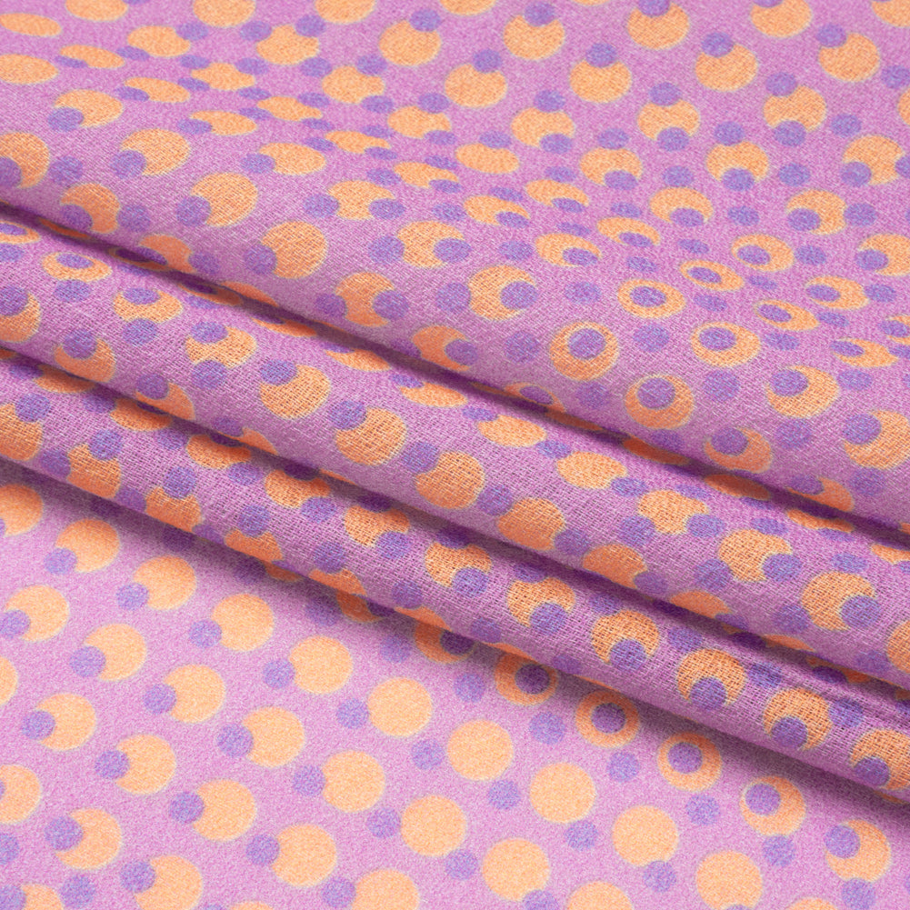 Mood Exclusive Purple Molecular Madness Cotton Crepe Folded Mood Exclusive Purple Molecular Madness Cotton Crepe Folded