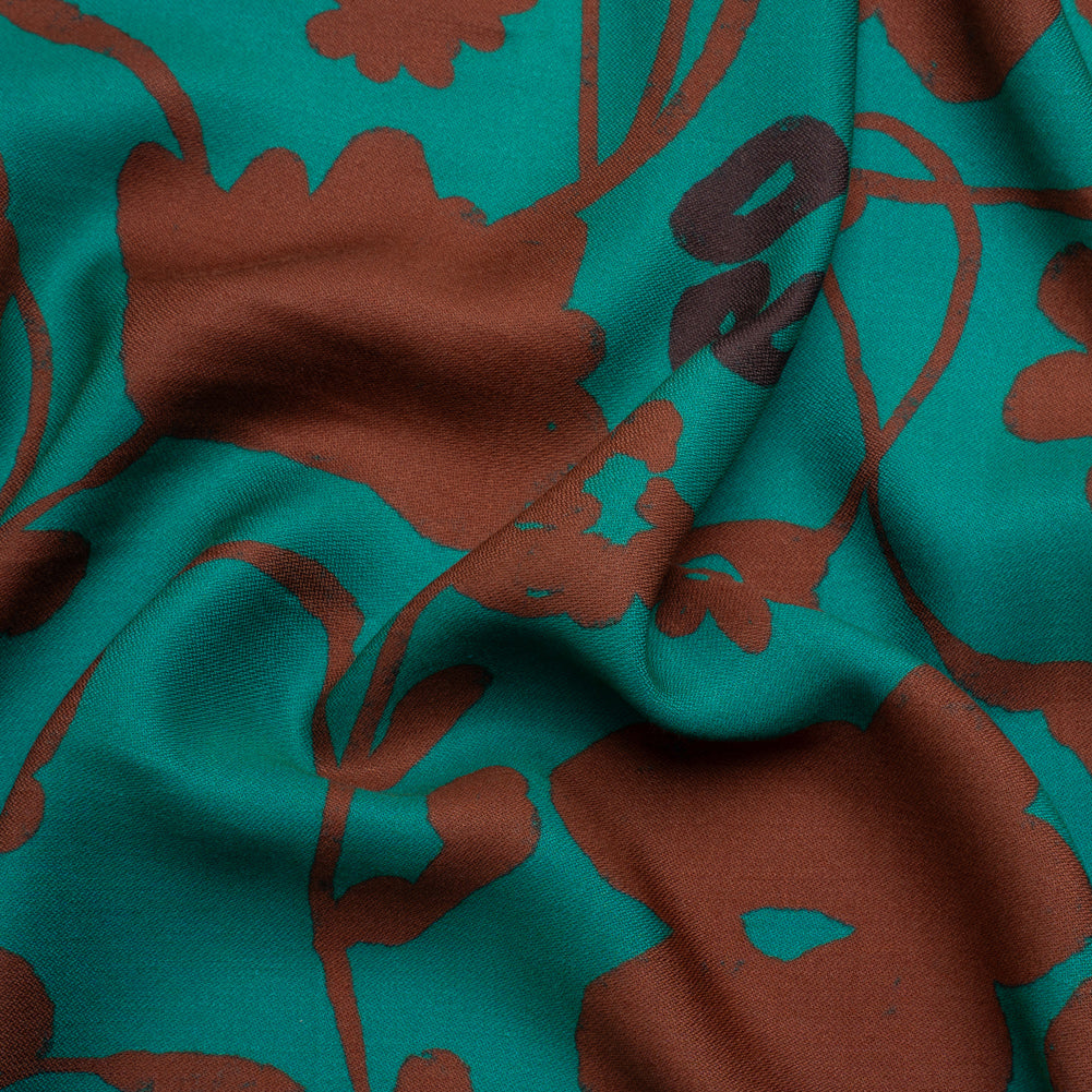 Mood Exclusive Teal Oliva Indulgence Viscose Woven Mood Exclusive Teal Oliva Indulgence Viscose Woven