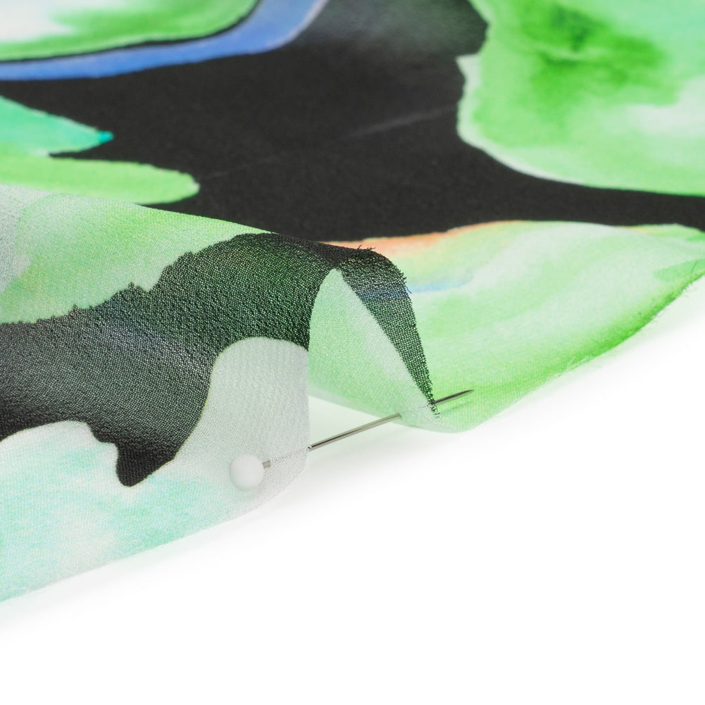 Mood Exclusive Green Orchid Overture Viscose Chiffon Folded Mood Exclusive Green Orchid Overture Viscose Chiffon Folded