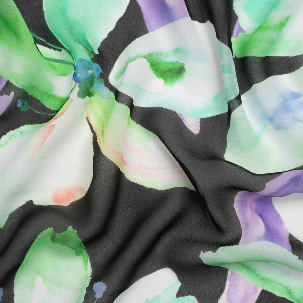 Mood Exclusive Green Orchid Overture Viscose Chiffon Mood Exclusive Green Orchid Overture Viscose Chiffon