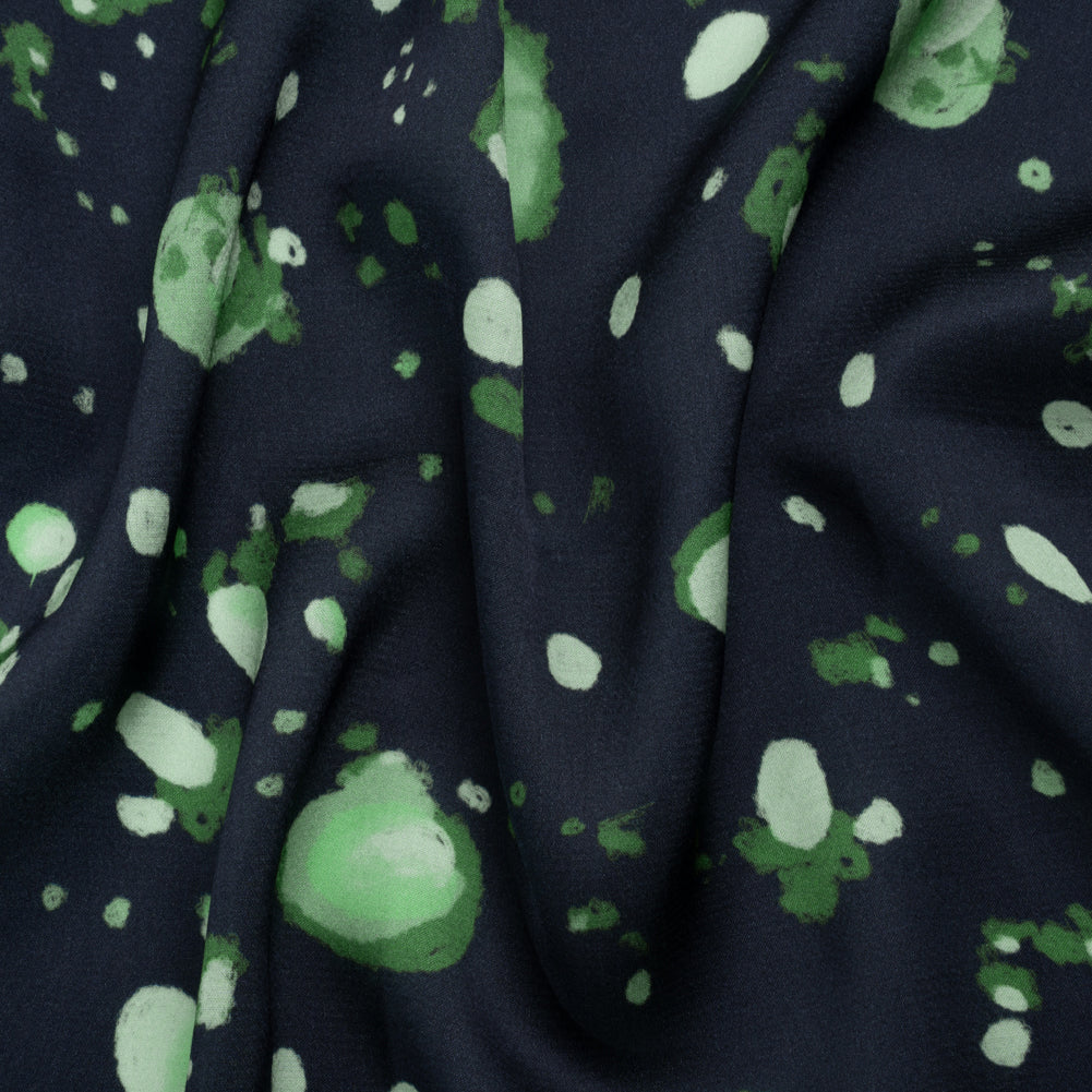 Mood Exclusive Green Murph's Hope Striped Viscose Dobby Mood Exclusive Green Murph's Hope Striped Viscose Dobby