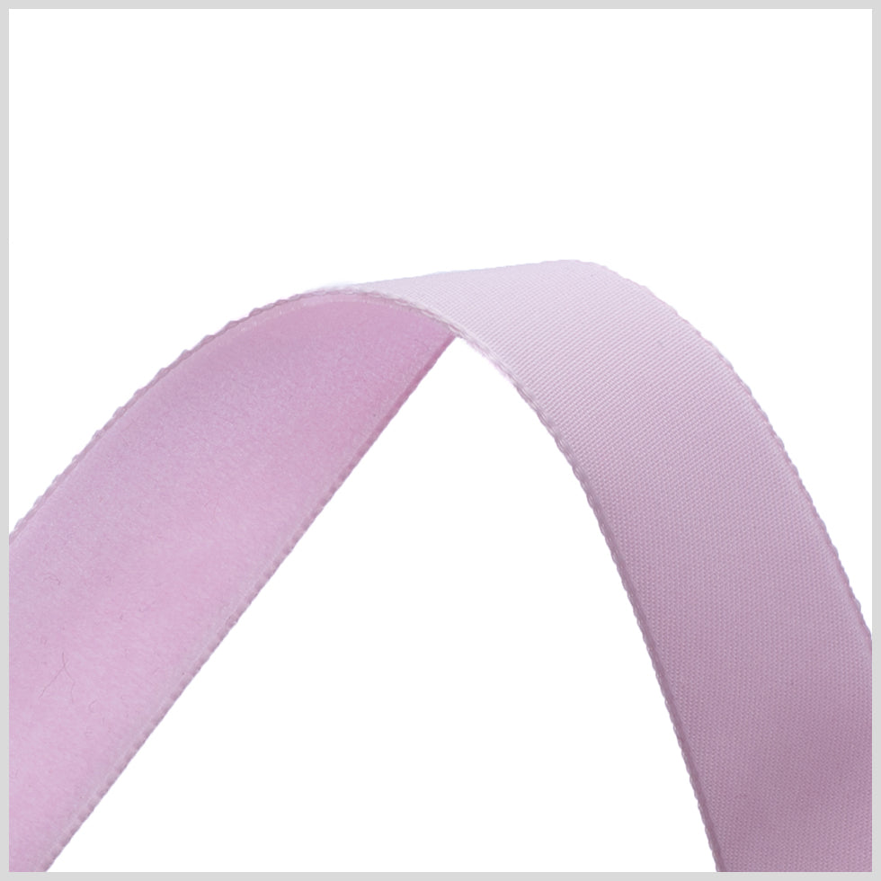 0.875" Baby Pink Nylon Velvet Ribbon Detail 0.875" Baby Pink Nylon Velvet Ribbon Detail