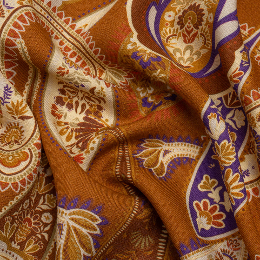 Mood Exclusive Brown Sugar Plum Viscose Twill Mood Exclusive Brown Sugar Plum Viscose Twill