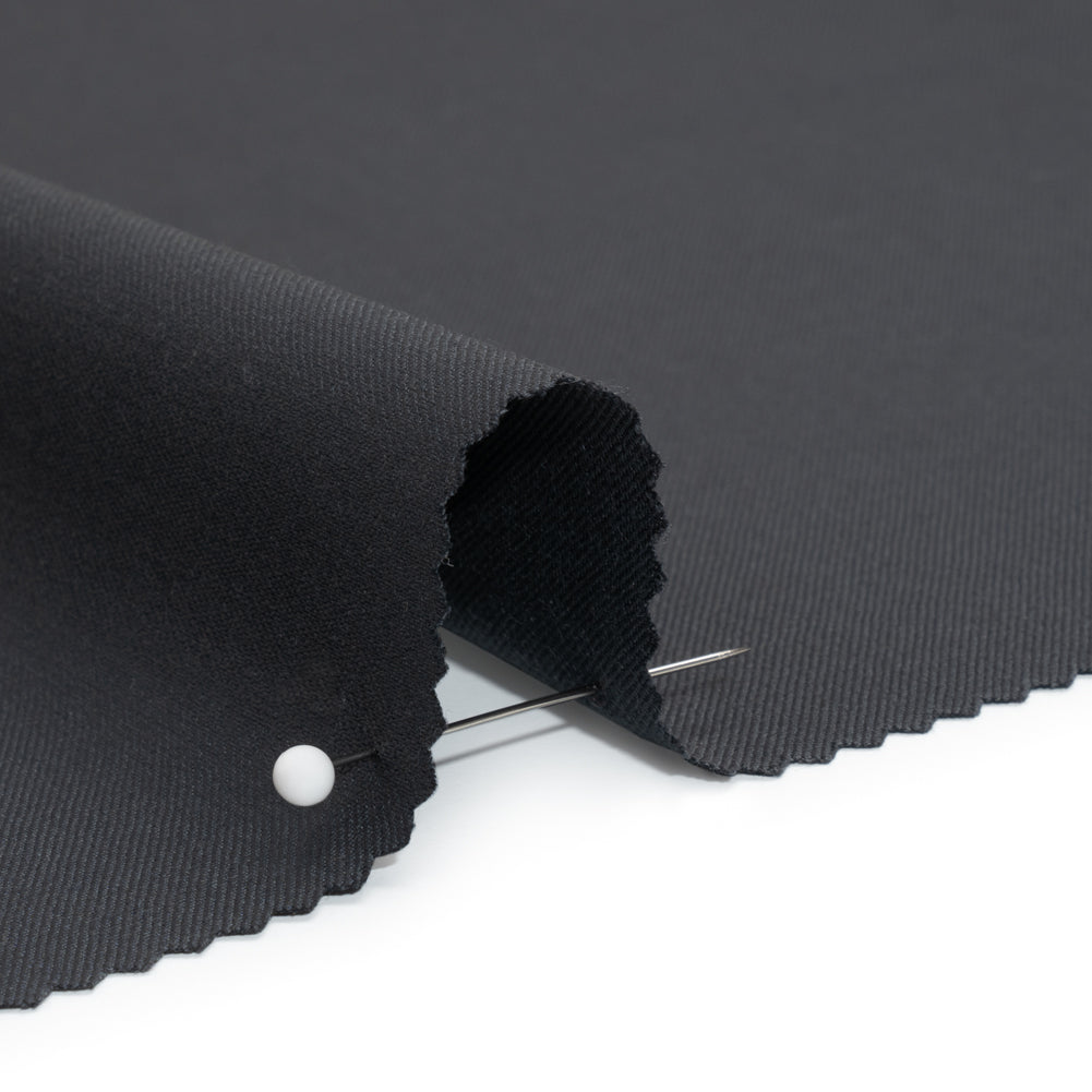 Super 120 Merino Wool Suiting - Charcoal - Finn Collection - Detail Super 120 Merino Wool Suiting - Charcoal - Finn Collection - Detail