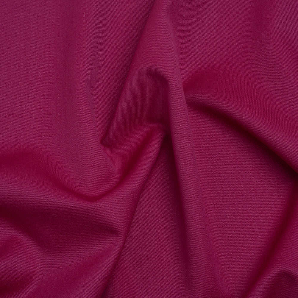 Super 120 Merino Wool Suiting - Magenta - Finn Collection Super 120 Merino Wool Suiting - Magenta - Finn Collection