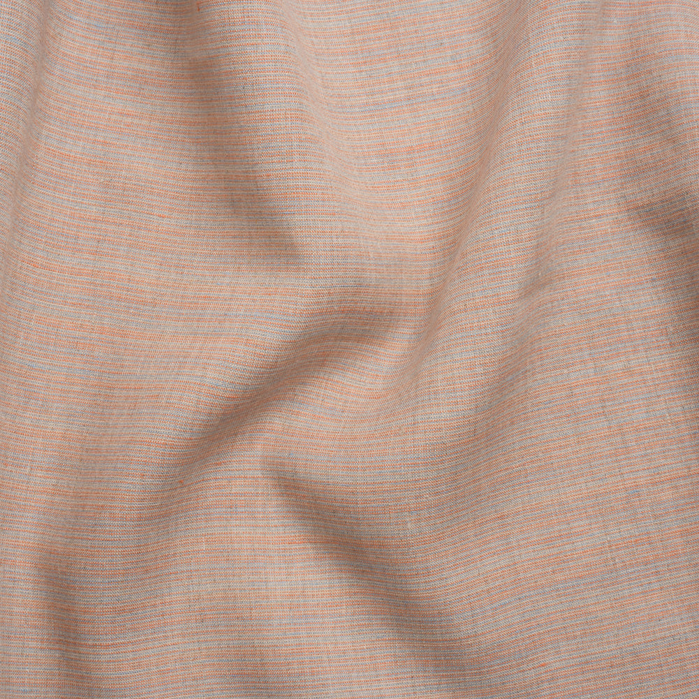 Blue, Red and Yellow Striated Lightweight Linen Woven Blue, Red and Yellow Striated Lightweight Linen Woven