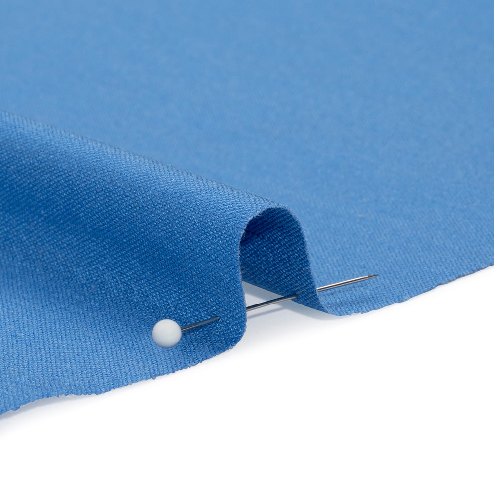 Stretch Linen Woven - Azure Blue - Asturias Collection Stretch Linen Woven - Azure Blue - Asturias Collection