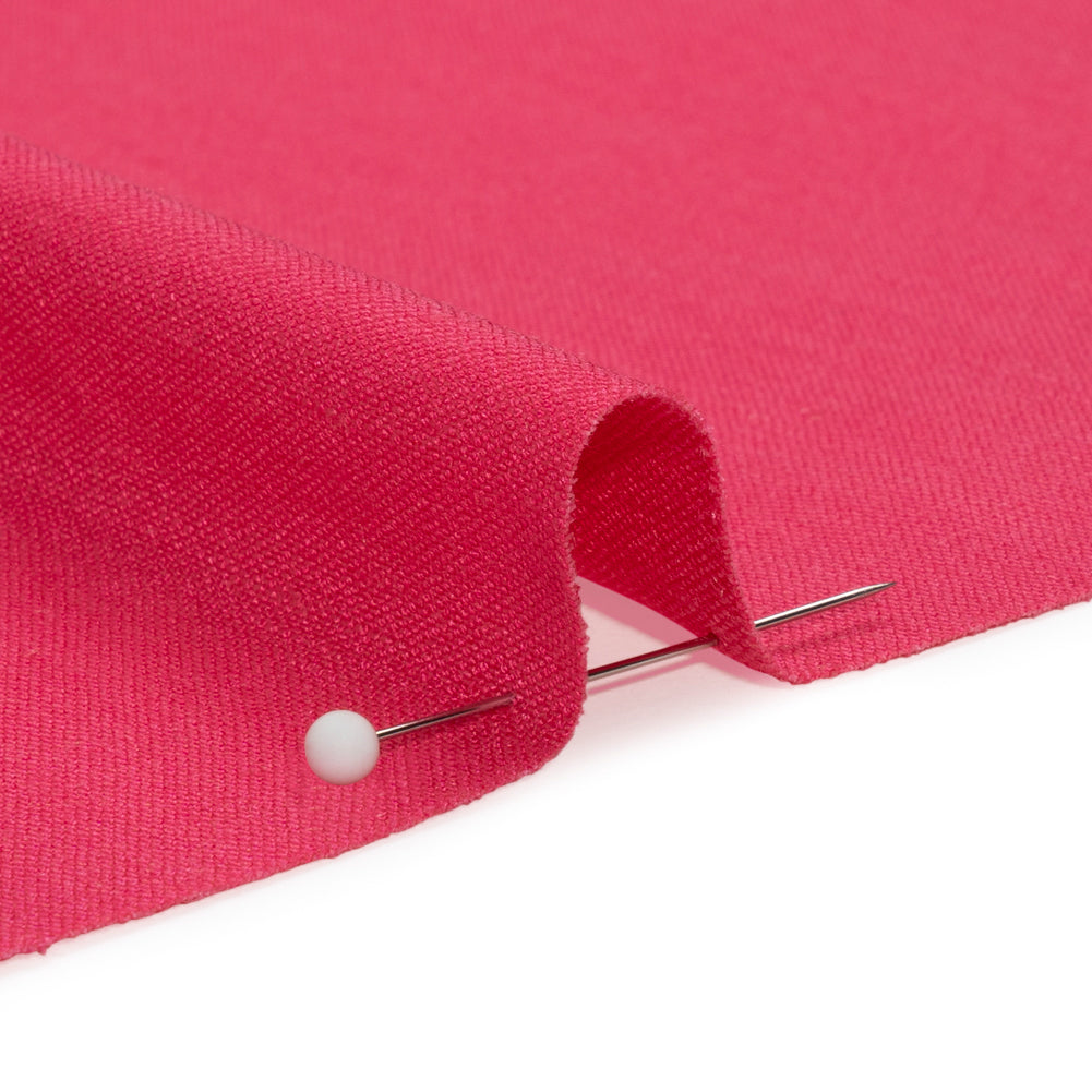 Stretch Linen Woven - Lipstick - Asturias Collection Stretch Linen Woven - Lipstick - Asturias Collection