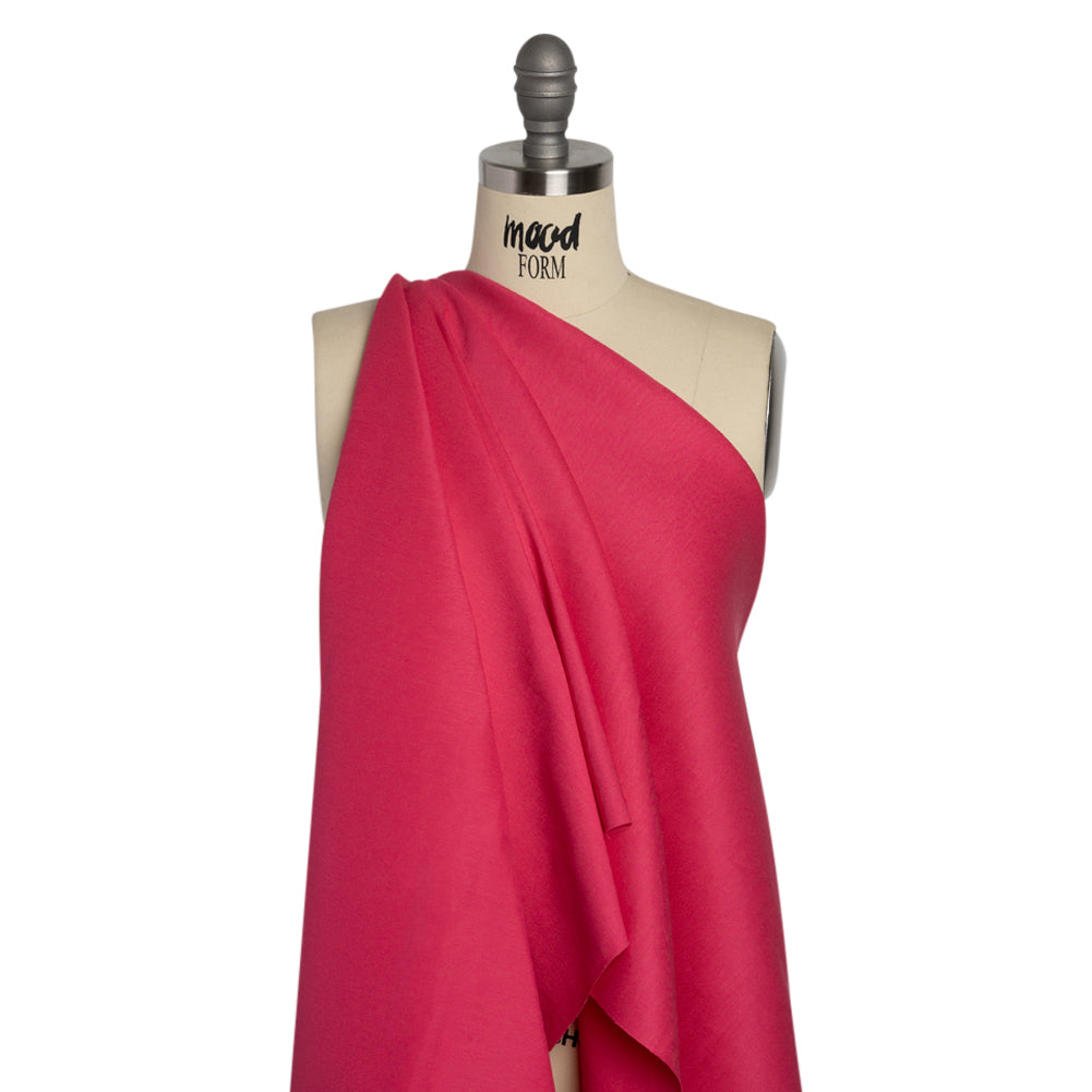 Stretch Linen Woven - Lipstick - Asturias Collection Stretch Linen Woven - Lipstick - Asturias Collection