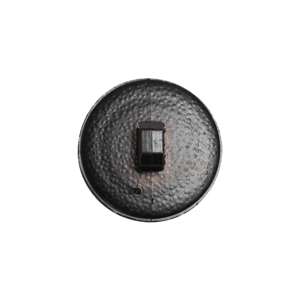 Italian Brown Geometric Engraved Shank Back Plastic Button - 32L/20mm Detail Italian Brown Geometric Engraved Shank Back Plastic Button - 32L/20mm Detail