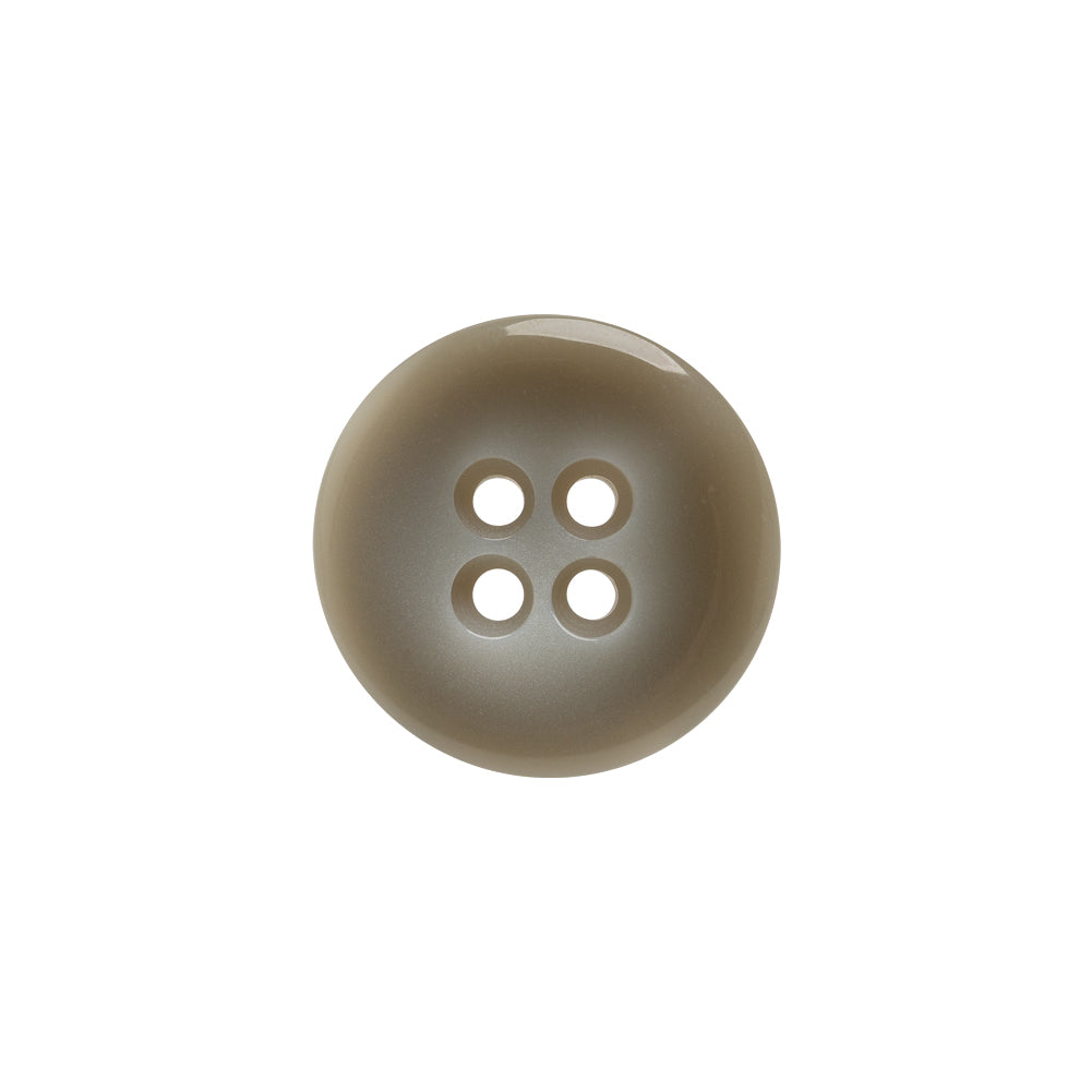 Gray Shimmering 4-Hole Plastic Button - 28L/18mm Gray Shimmering 4-Hole Plastic Button - 28L/18mm