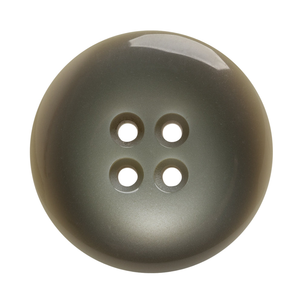 Gray Shimmering 4-Hole Plastic Button - 54L/34mm Gray Shimmering 4-Hole Plastic Button - 54L/34mm