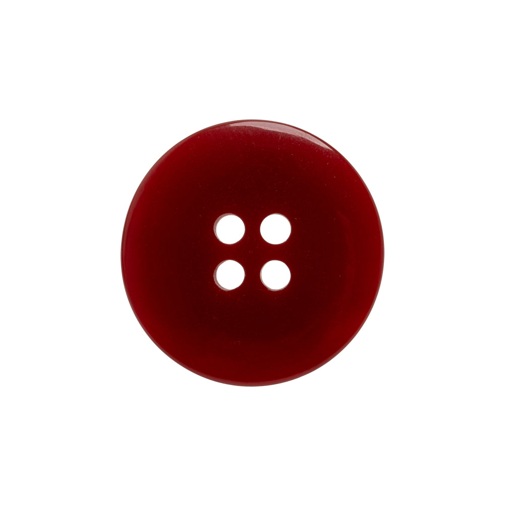 Red and White Shimmering Streaks 4-Hole Plastic Button - 36L/23mm Detail Red and White Shimmering Streaks 4-Hole Plastic Button - 36L/23mm Detail