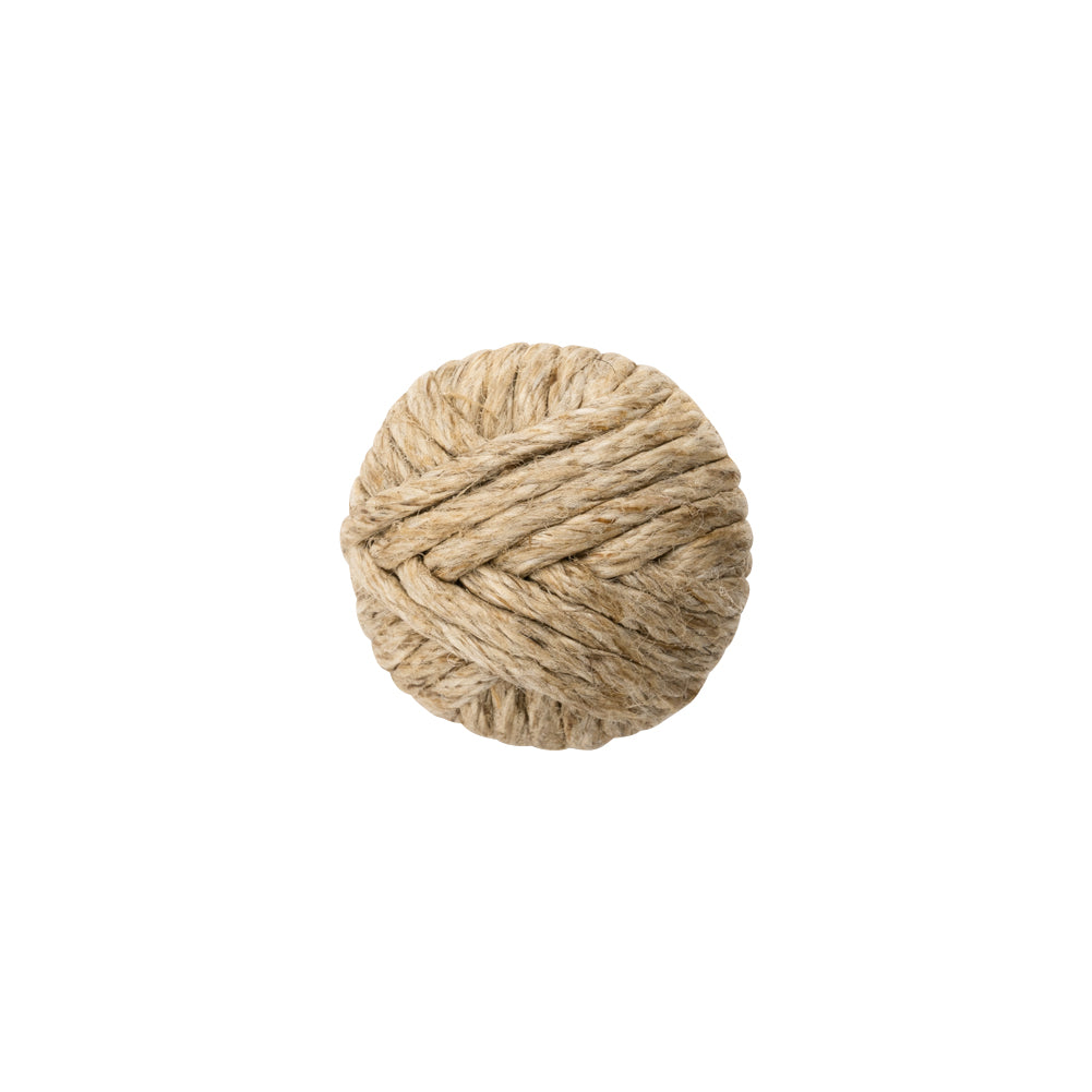 Natural Herringbone Thread Covered Shank Back Button - 24L/15mm Natural Herringbone Thread Covered Shank Back Button - 24L/15mm