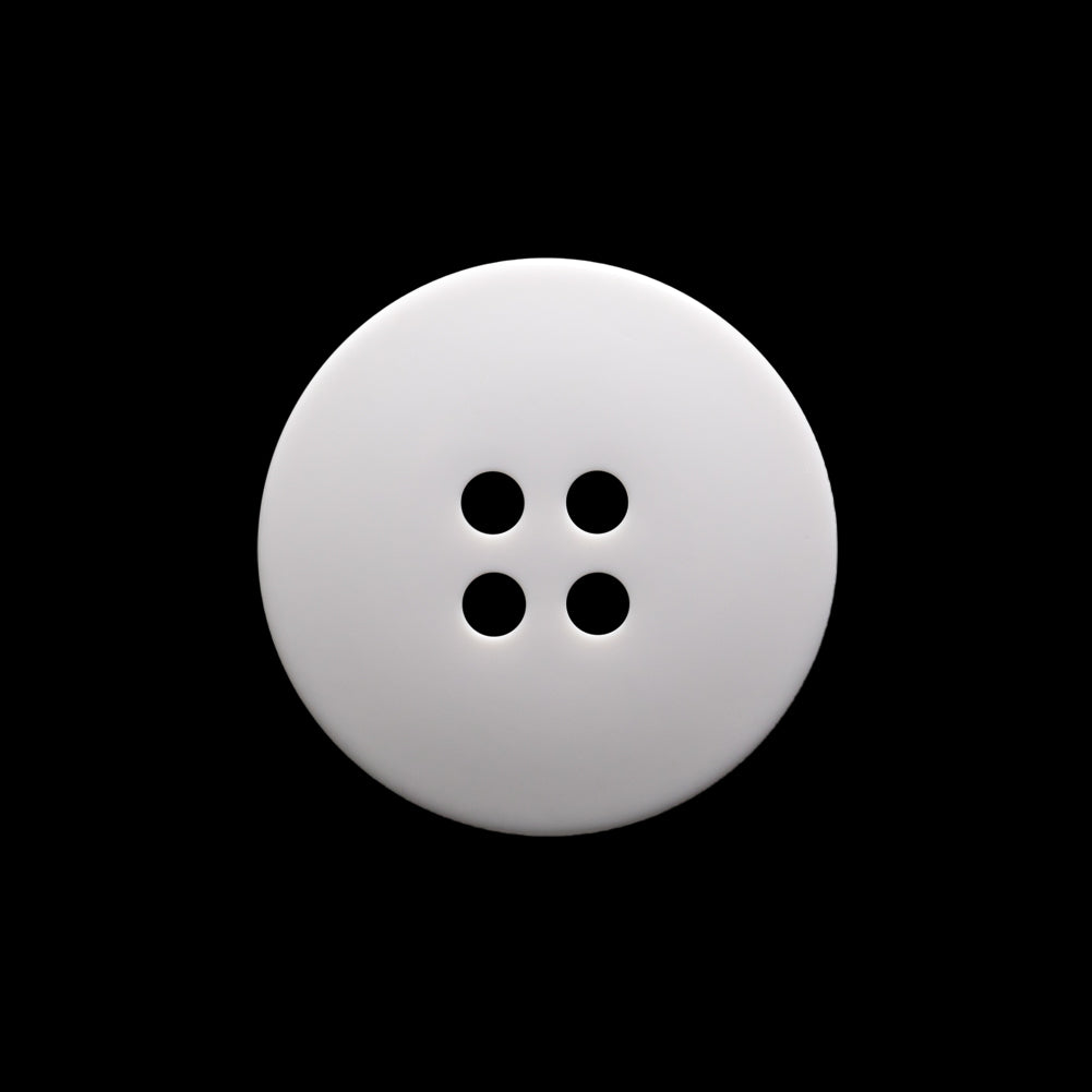 Pale Gray Raised Center Plastic 4-Hole Button - 36L/23mm Detail Pale Gray Raised Center Plastic 4-Hole Button - 36L/23mm Detail