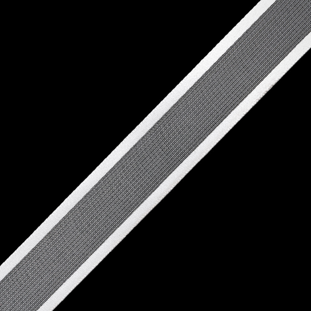 Sheer Ribbon with Double Faced Satin Edges - 0.75" - White Sheer Ribbon with Double Faced Satin Edges - 0.75" - White