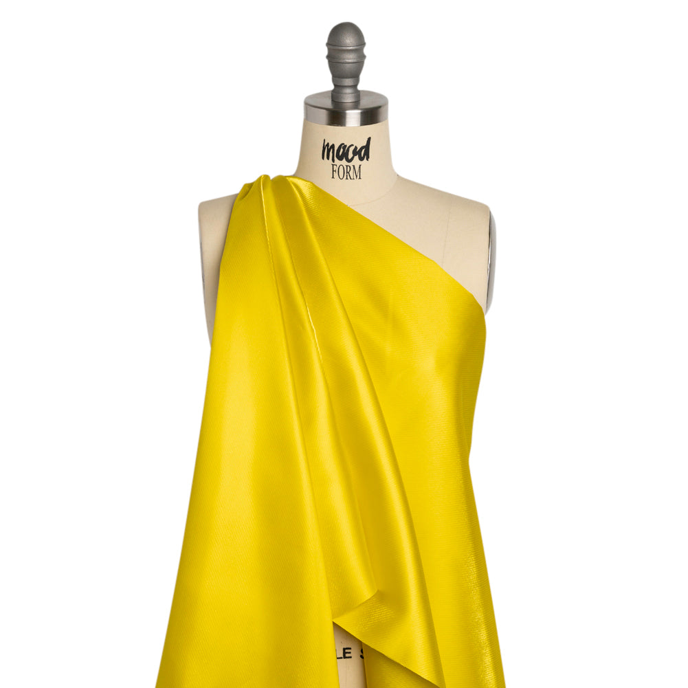 Luminous Polyester Mikado - Sunshine Yellow - Verena Collection Luminous Polyester Mikado - Sunshine Yellow - Verena Collection