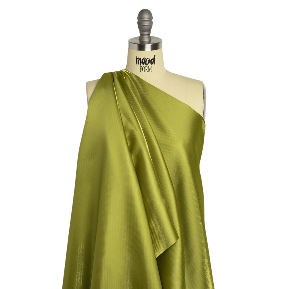 Luminous Polyester Mikado - Chartreuse - Verena Collection Luminous Polyester Mikado - Chartreuse - Verena Collection