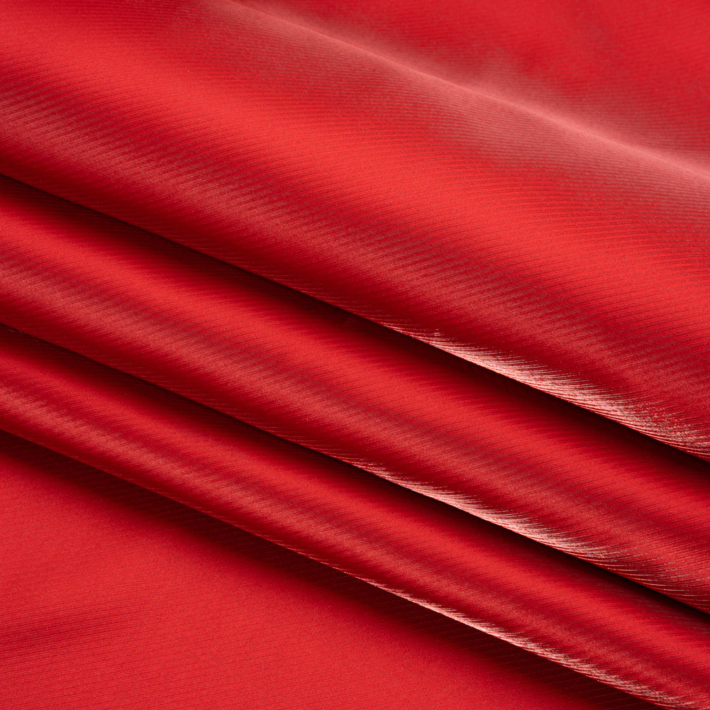 Luminous Polyester Mikado - Red - Verena Collection Luminous Polyester Mikado - Red - Verena Collection