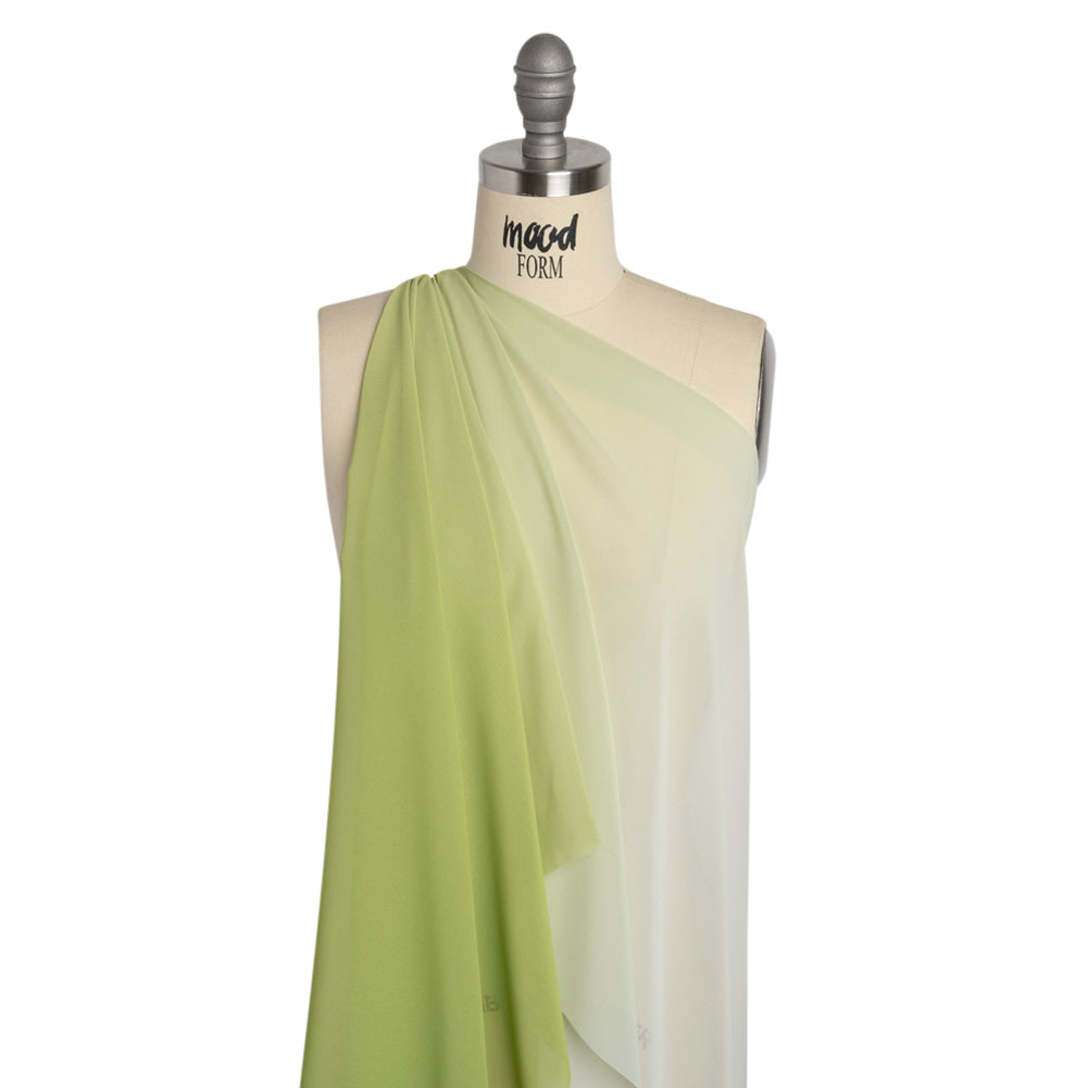 Ombre Polyester Chiffon - Lime - Sammi Collection Drape Ombre Polyester Chiffon - Lime - Sammi Collection Drape