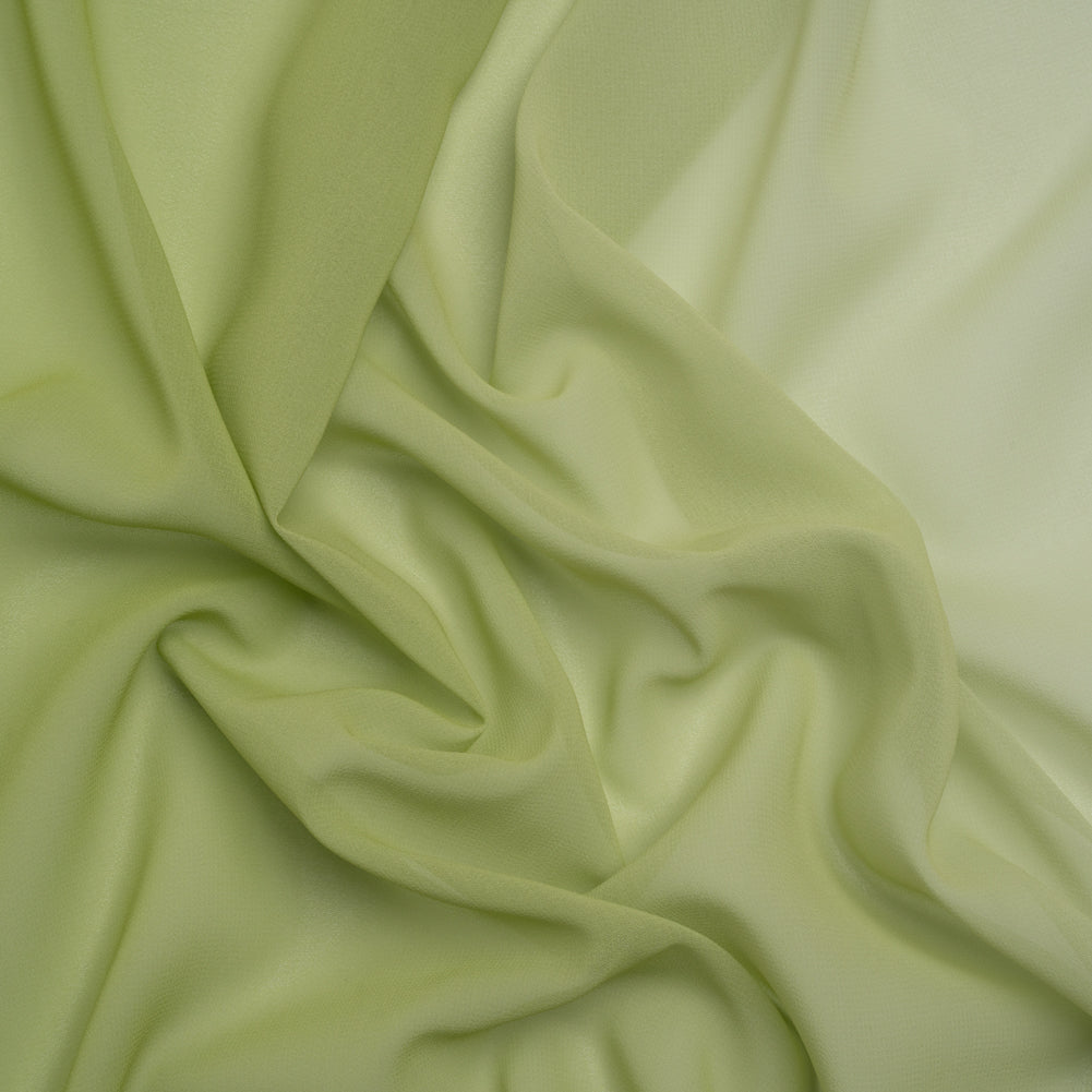 Ombre Polyester Chiffon - Lime - Sammi Collection Ombre Polyester Chiffon - Lime - Sammi Collection