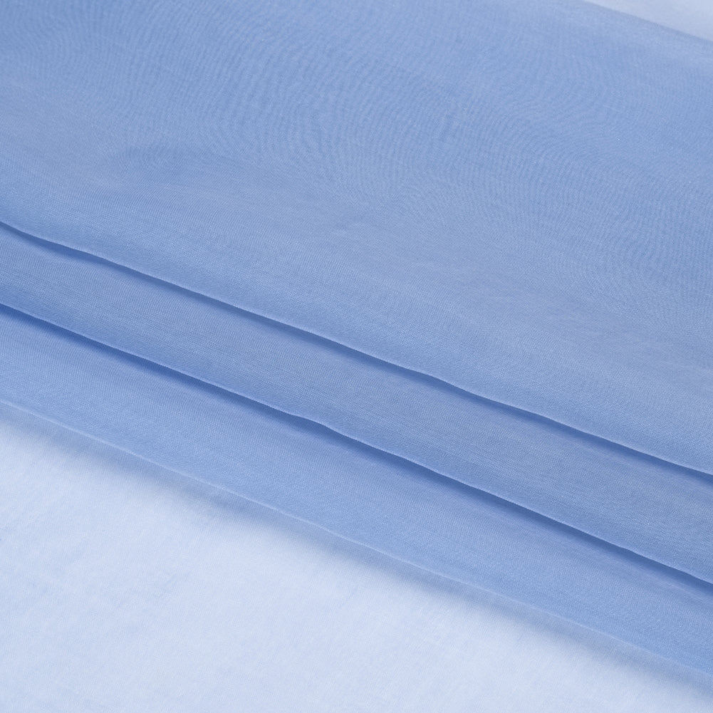Chiffon-Like Silk Voile - Periwinkle - Adelaide Collection - Folded Chiffon-Like Silk Voile - Periwinkle - Adelaide Collection - Folded