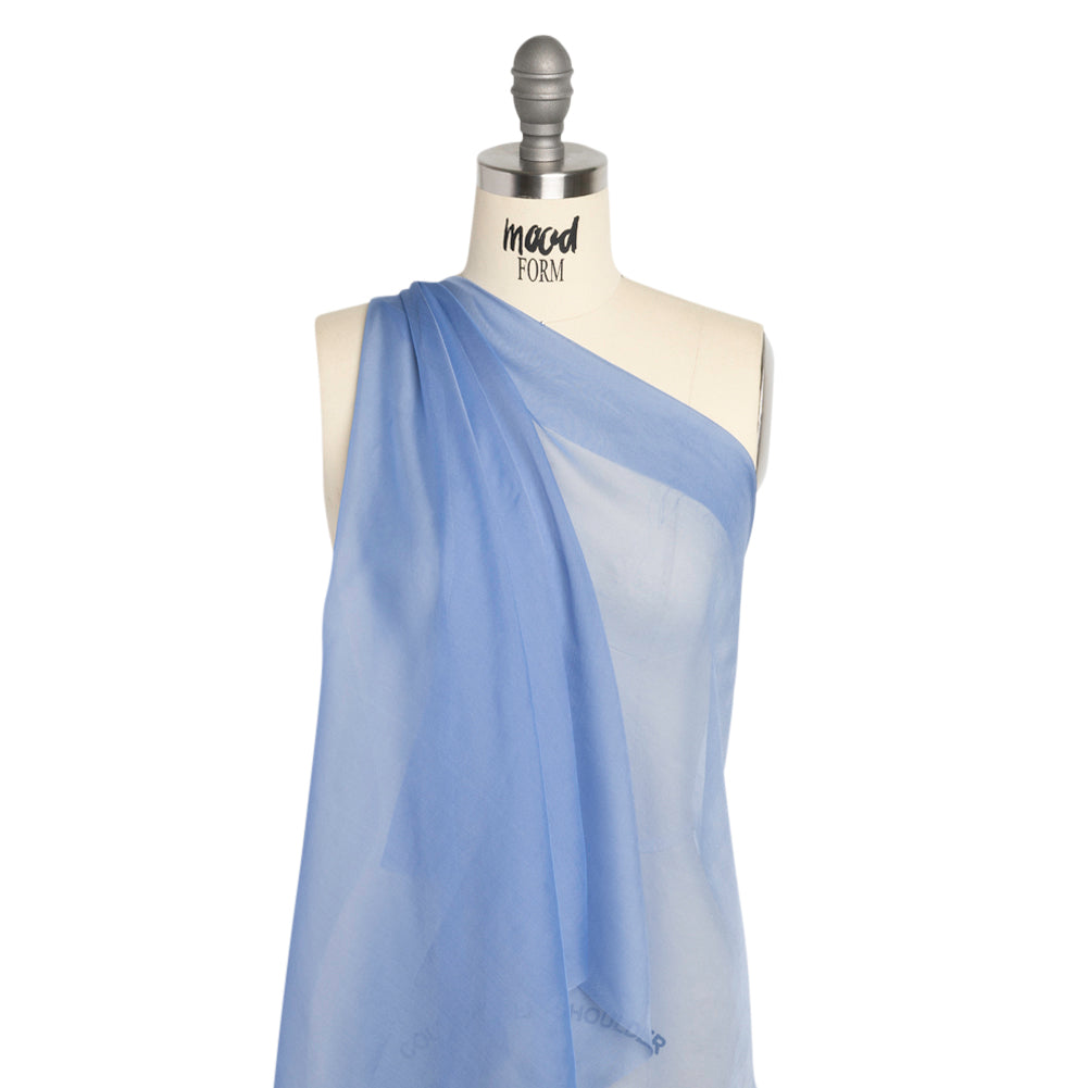Chiffon-Like Silk Voile - Periwinkle - Adelaide Collection - Drape Chiffon-Like Silk Voile - Periwinkle - Adelaide Collection - Drape