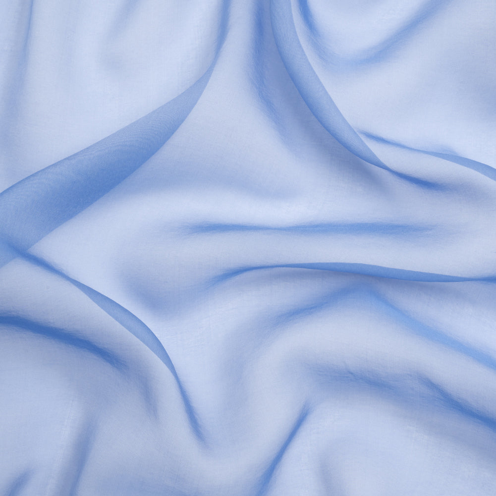 Chiffon-Like Silk Voile - Periwinkle - Adelaide Collection Chiffon-Like Silk Voile - Periwinkle - Adelaide Collection