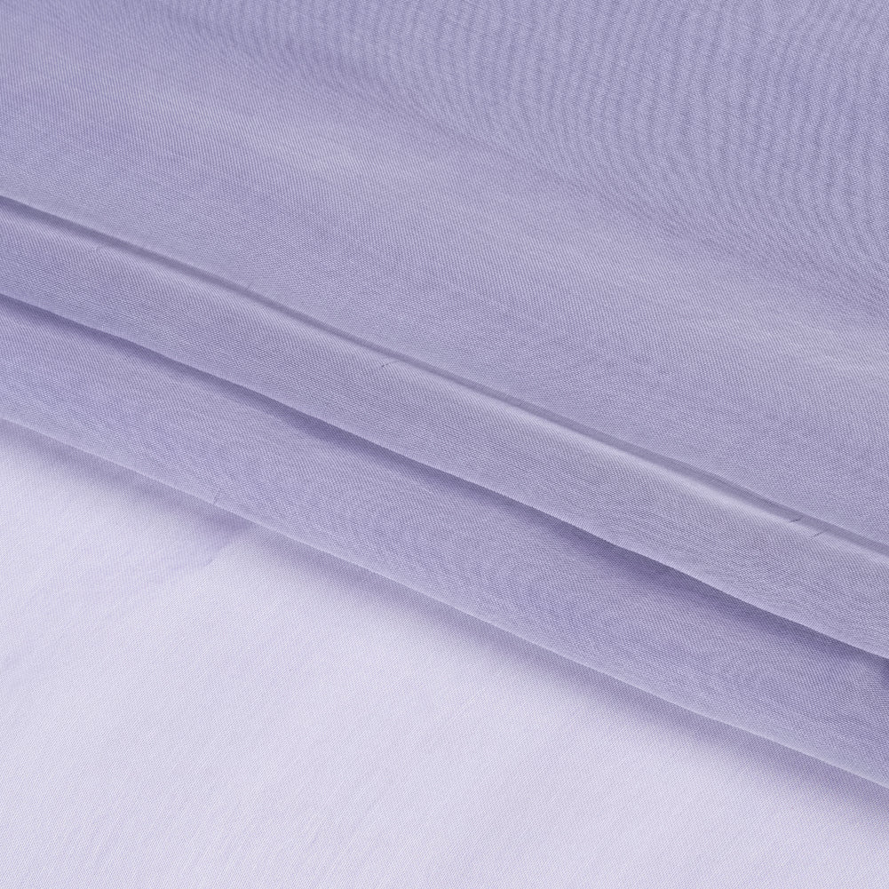 Chiffon-Like Silk Voile - Lavender and Silver Iridescent - Adelaide Collection - Folded Chiffon-Like Silk Voile - Lavender and Silver Iridescent - Adelaide Collection - Folded