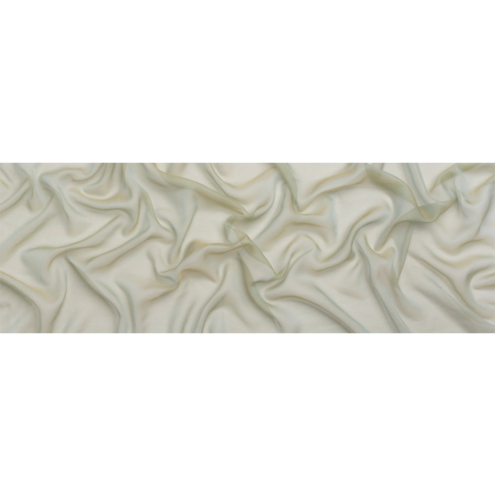 Chiffon-Like Silk Voile - Gray and Tan Iridescent - Adelaide Collection - Full Chiffon-Like Silk Voile - Gray and Tan Iridescent - Adelaide Collection - Full