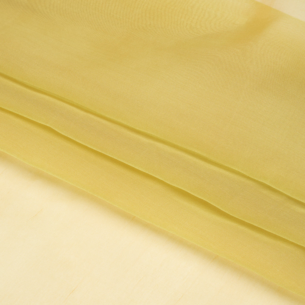 Chiffon-Like Silk Voile - Citron Iridescent - Adelaide Collection Chiffon-Like Silk Voile - Citron Iridescent - Adelaide Collection