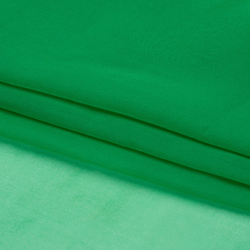 Chiffon-Like Silk Voile - Kelly Green - Adelaide Collection Chiffon-Like Silk Voile - Kelly Green - Adelaide Collection
