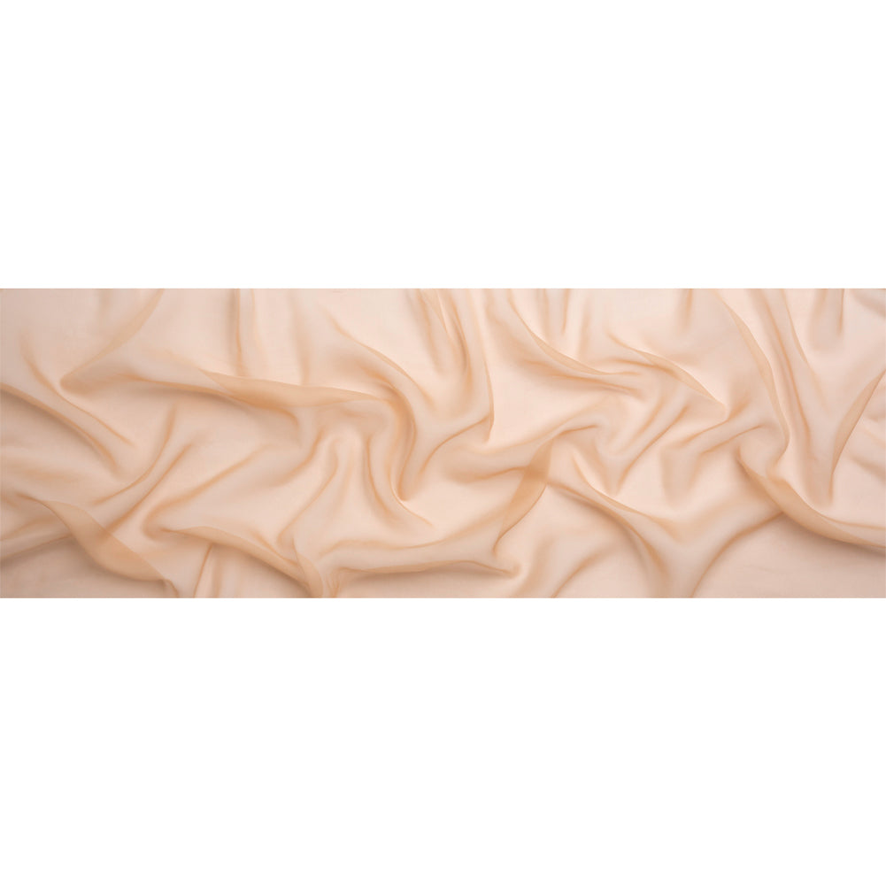 Chiffon-Like Silk Voile - Nude - Adelaide Collection - Full Chiffon-Like Silk Voile - Nude - Adelaide Collection - Full