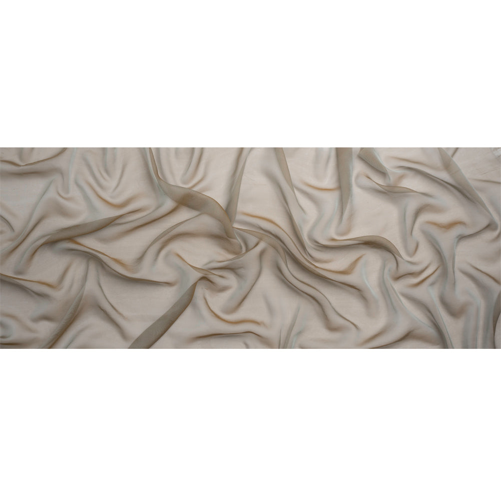 Chiffon-Like Silk Voile - Taupe Iridescent - Adelaide Collection Chiffon-Like Silk Voile - Taupe Iridescent - Adelaide Collection