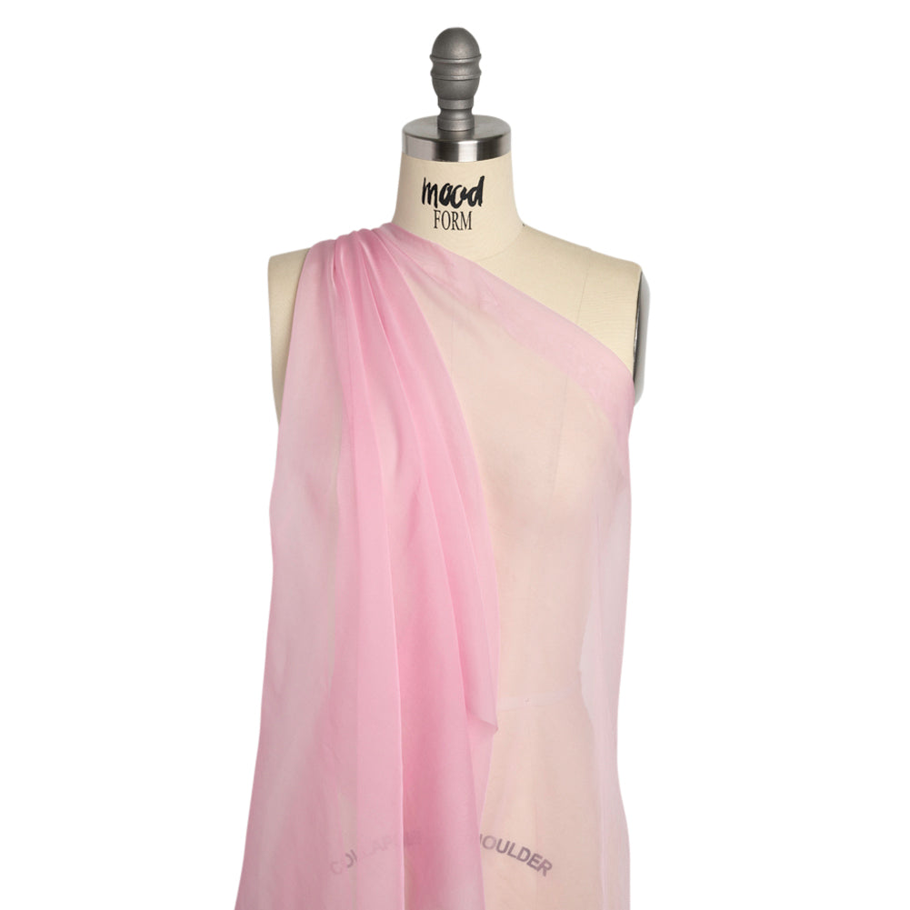 Chiffon-Like Silk Voile - Carnation - Adelaide Collection Chiffon-Like Silk Voile - Carnation - Adelaide Collection