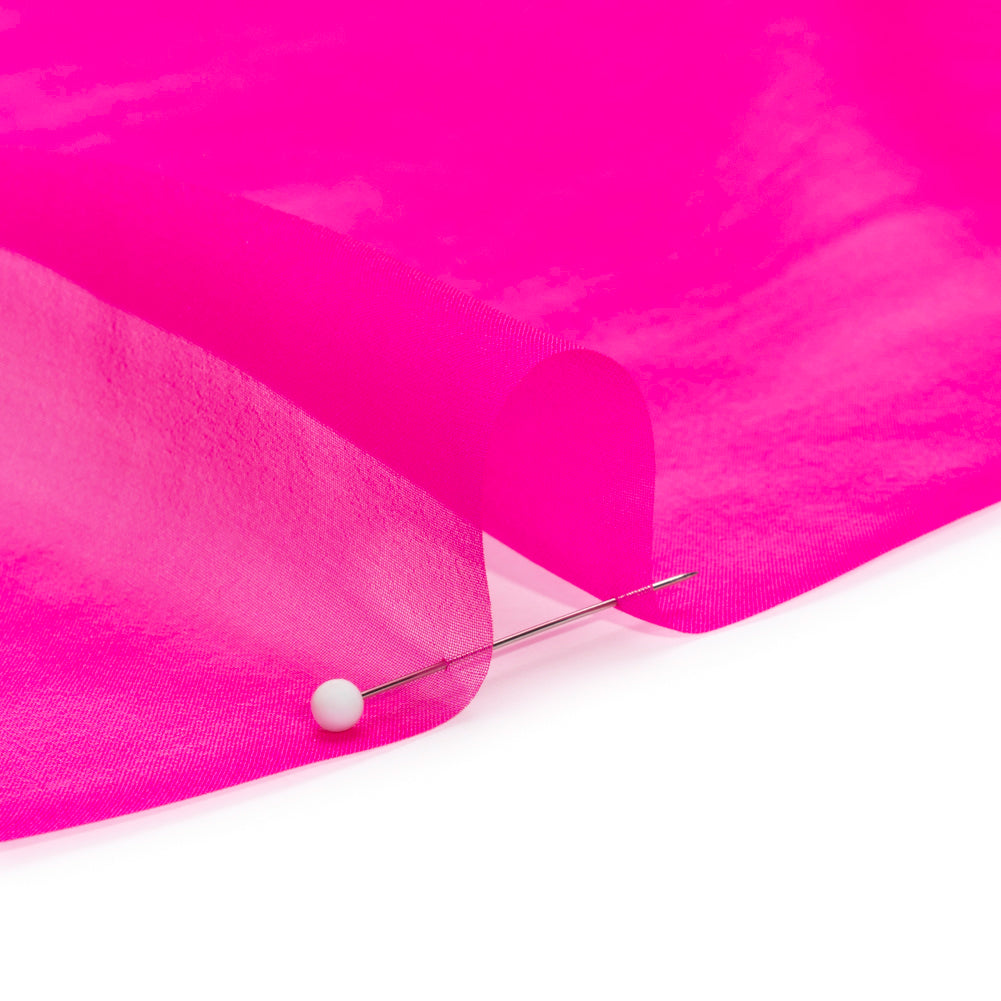 Chiffon-Like Silk Voile - Hot Pink Iridescent - Adelaide Collection Chiffon-Like Silk Voile - Hot Pink Iridescent - Adelaide Collection