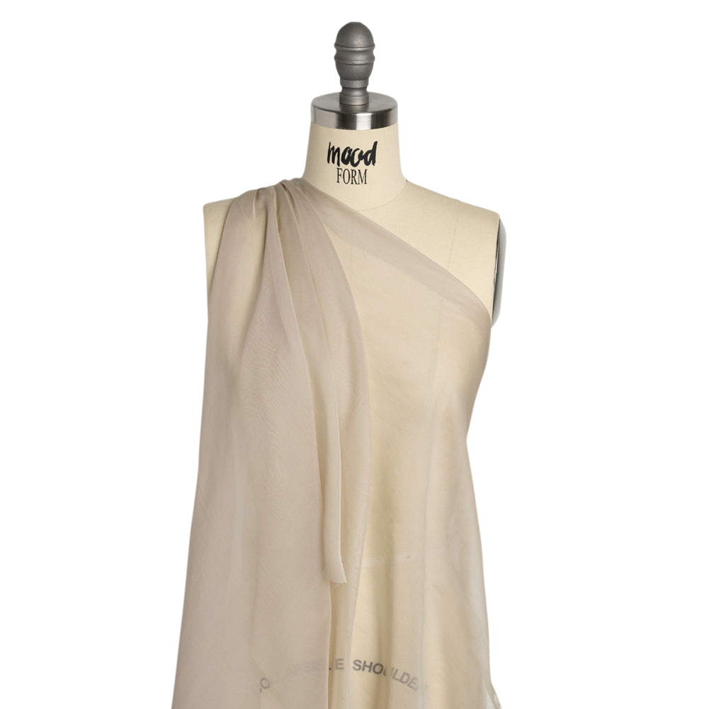 Chiffon-Like Silk Voile - Light Beige - Adelaide Collection Chiffon-Like Silk Voile - Light Beige - Adelaide Collection