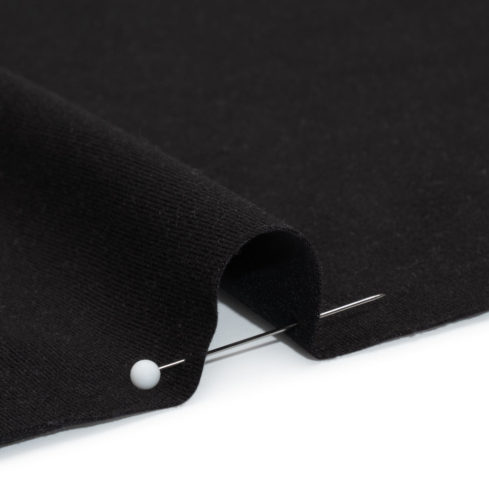 Stretch Polyester Jersey - Black Detail Stretch Polyester Jersey - Black Detail